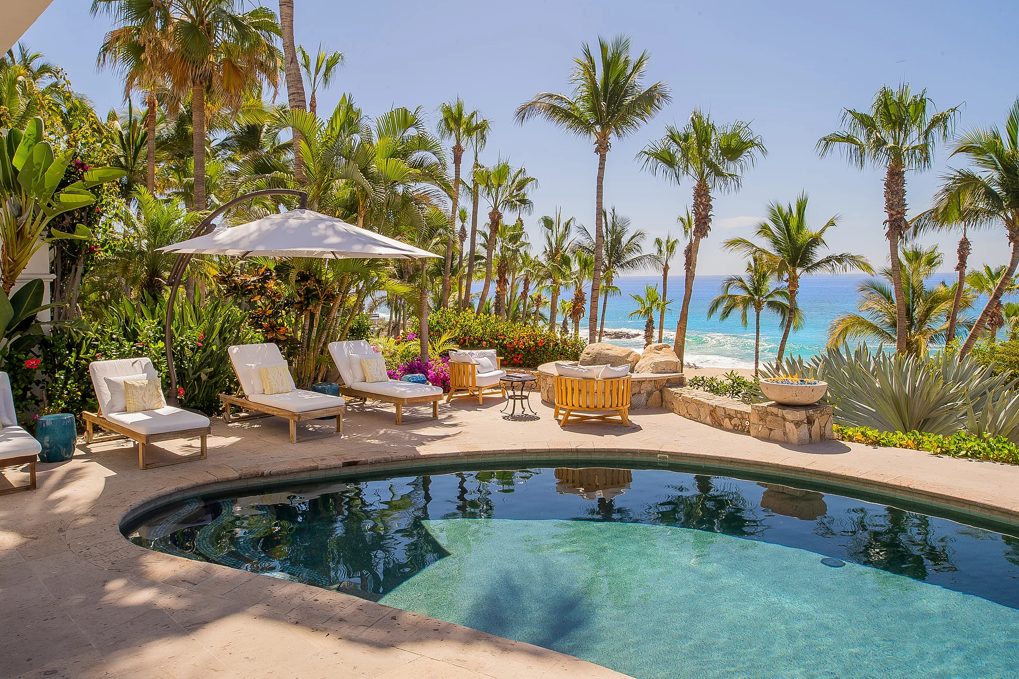 Sirena 1 - pool area and ocean view