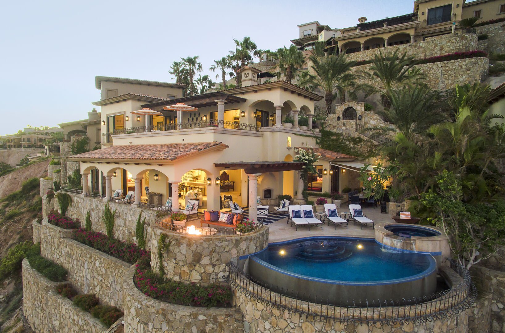 One of our short term Palmilla rentals, perched on a cliff overlooking the water